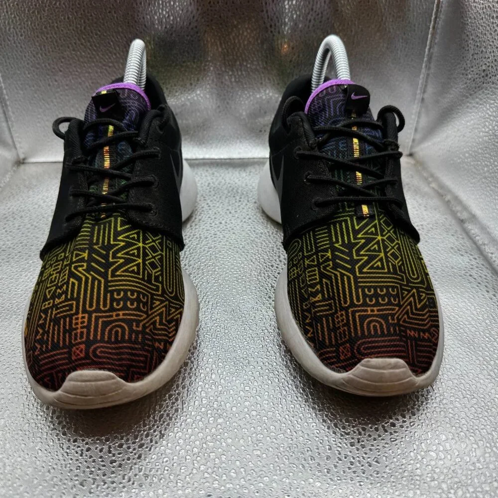 Size 4.5 Nike Roshe One QS‎ Be True Multicolor Mens Lace-U Sneakers 808715-006